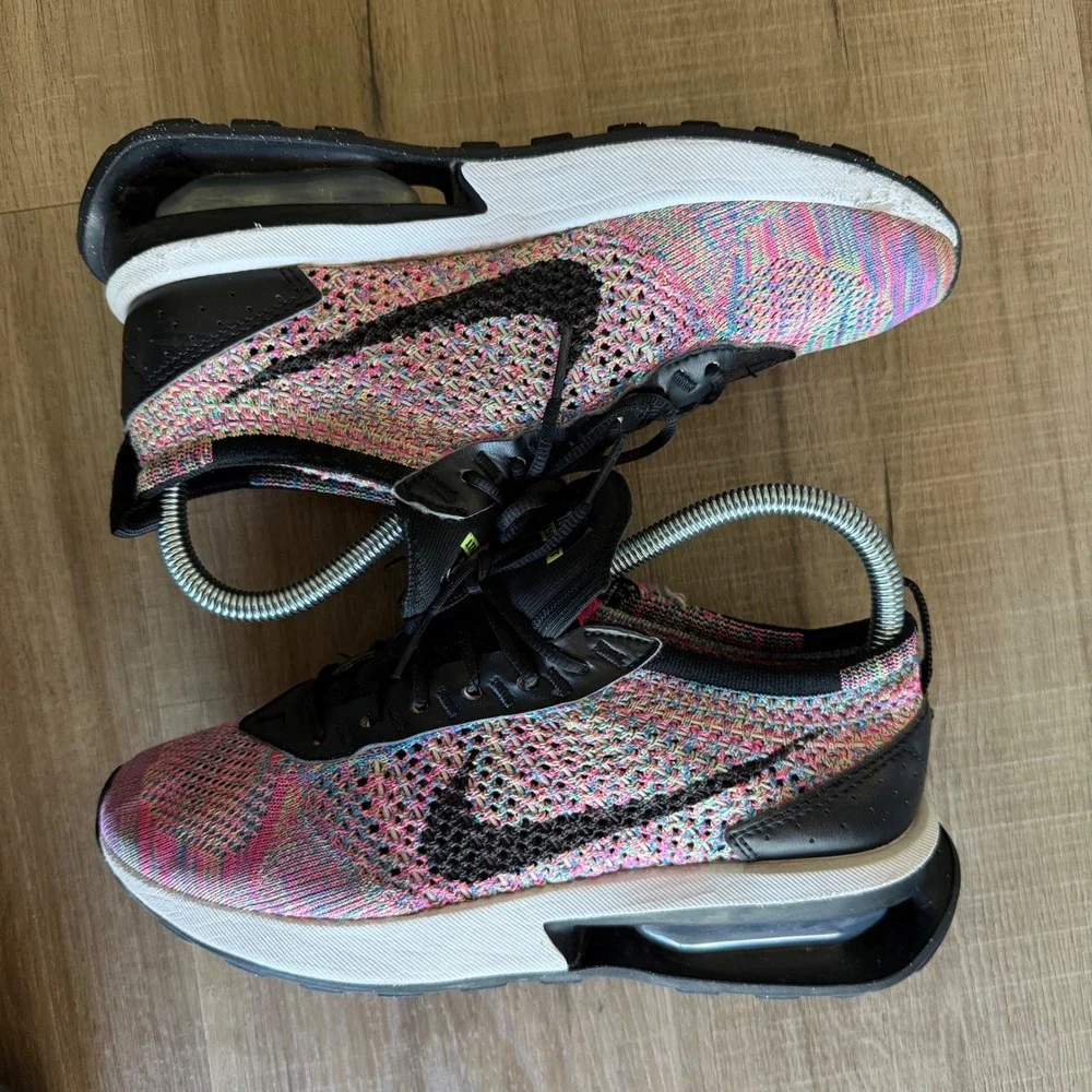 Nike Air Max Flyknit Racer Multi-Color DM9073-300 Womens 6.5 Running Shoes
